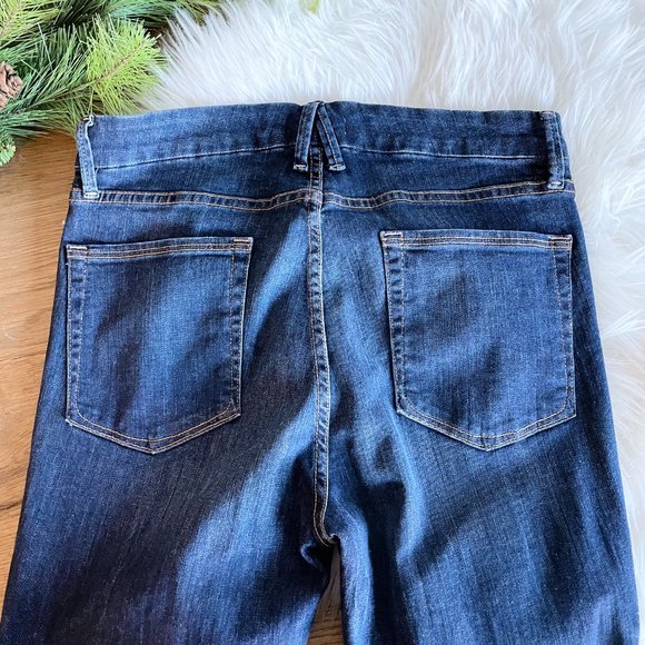 NEW GOOD AMERICAN Good Legs Skinny Dark Wash Distress High Waist Jeans S… - Picture 6 of 12